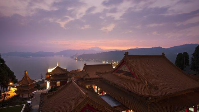 Taiwan,  Sun Moon Lake, Wen Wu temple